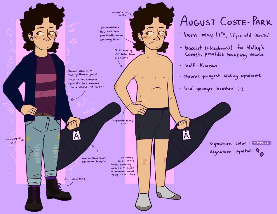 august reference sheet
