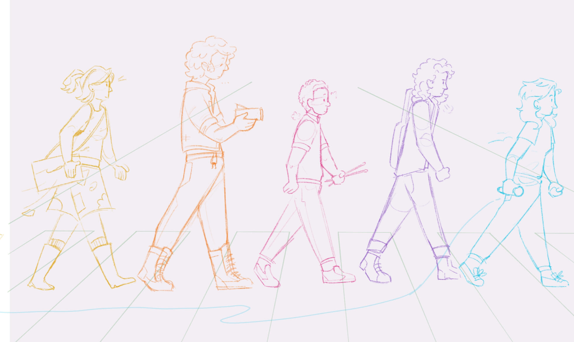 graphic novel cover work in progress