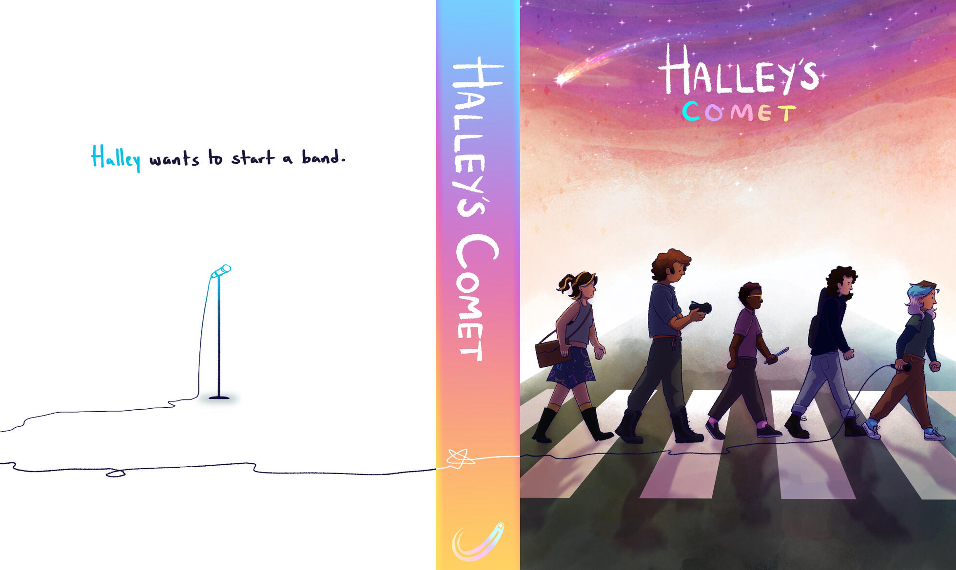 halley’s comet graphic novel cover
